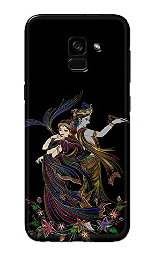 Image of Lord Radha and Krishna Hard Back Case Cover for Samsung Galaxy A5 (2018) / Samsung A8 (2018), A530F, A530F / DS Back Cover -(J5) VNS2223
