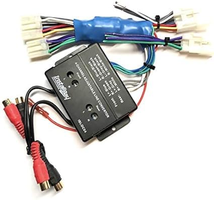 4 Channel Add an Amp Amplifier Adapter Interface to Factory Car Stereo- Made for Some Toyota + Scion: 1995-2019 Tacoma, 2000-2019 Tundra +More - No Factory JBL/Premium Amp Systems