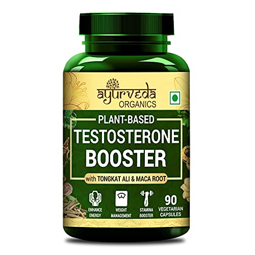 Ayurveda Organics Plant-Based Testosterone Booster for Strength, Endurance, Vitality & Stamina – 90 Veg Capsules Ayurveda Organics Plant-Based Testosterone Booster for Strength, Endurance, Vitality & Stamina – 90 Veg Capsules