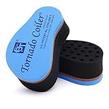 OSMOFUZE Hair Twist Sponge Barber Tool Brush for Perfect Afro Styling Dreadlocks Coil Curl Wave Magic Twist Afro Dreads Locs in Black by OSMOFUZE
