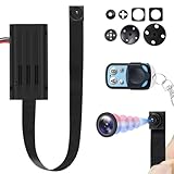 LXMIMI 小型カメラ 隠しカメラ 超小型DIYカメラ リモコン付き 遠隔操作 1080P画質 7時間連続録画 動体検知 ループ録画 128GB対応 音声付き 日時セット 充電しながら録画 スパイカメラ 防犯監視カメラ 見守りカメラ 証拠撮影 屋内/玄関/屋外用 携帯便利 操作簡単 日本語取扱説明書