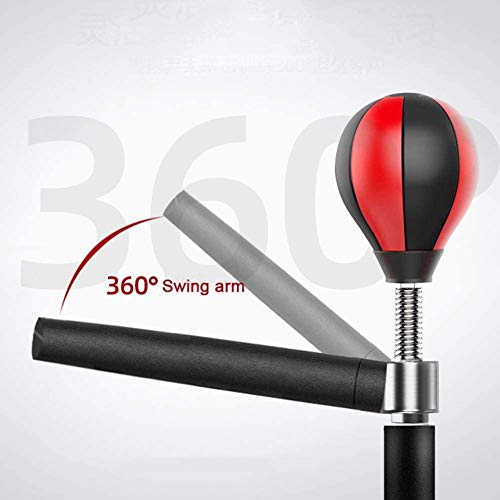 Stands 2 in 1 Boxing Punching Bag Vertical 360° Rotating Reflection Height Adjustable Household Dodge Trainer Children Adult Boxing Ball - Thumbnail 2
