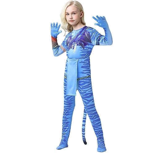 Disfraz de extraterrestre de spandex para niños y niñas miniatura 3