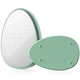 脱毛器 擦るだけ『業界注目！ナノガラス除毛』角質除去 物理脱毛 手のひらサイズ 軽量 男女兼用 操作簡単 家庭用 自宅 出張 旅行 ギフトにも最適 日本語取説書付き オシャレ (Green)