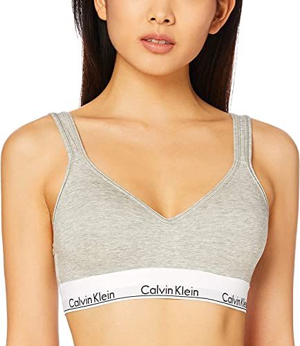 [カルバンクライン] UNDERWEAR MODERN COTTON スクープ バック ライトリー ラインド ブラレット QF5490