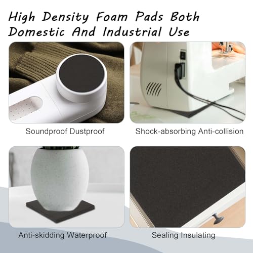 8 Stück Schaumstoff Selbstklebende Schaumstoffplatte Schwarz Zellkautschuk Selbstklebend 100mm x 100mm x 6mm Schaumstoff Platten mit Kleberücken Rutschfest Stoßdämpfung Schaumstoffmatte für Möbel