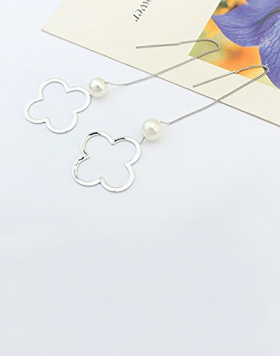 Gold Plated Geometric Drop Earrings