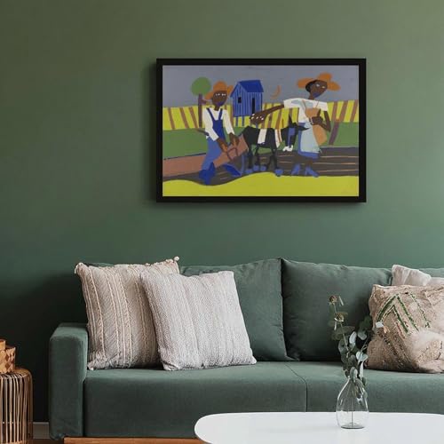 Sowing by William H. Johnson Impression sur toile décoration murale bureau