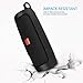 Pushingbest Silicone Case for JBL Charge 4 Portable Waterproof Wireless Bluetooth Speaker (Black)