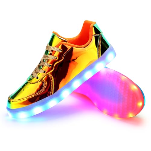 Image of Light Up Shoes Men Women LED Shoes USB Charging Adult High Top LED Sneakers Glow in The Dark Footwear for Dancing Party Festivals Festivals