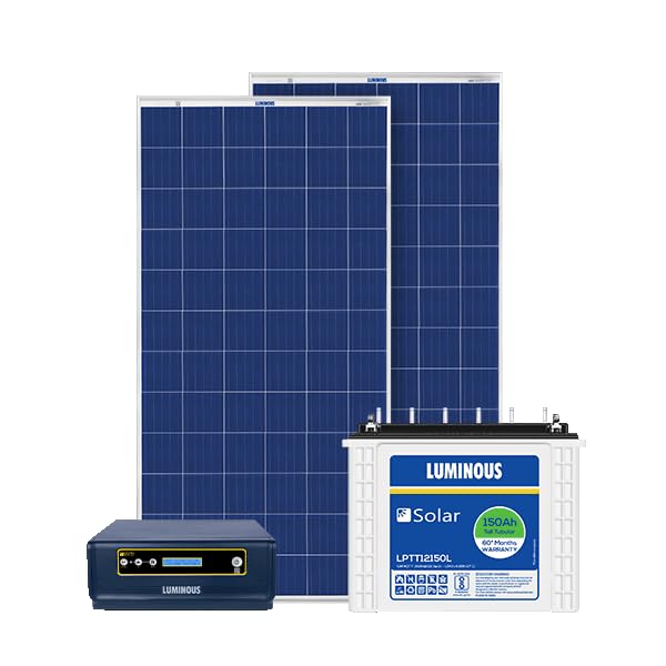 Solar NXG PRO 1KVA/12V Inverter + LPTT12150L Battery + 170W Panel (Pack of 2) | High Efficiency, Durable, Reliable Power Backup for Home & Off-Grid Use-image-34