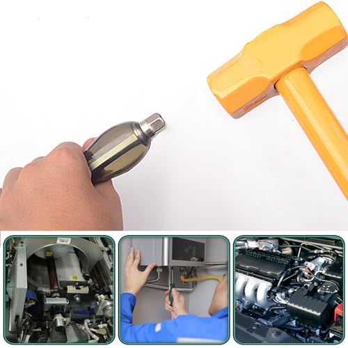 Utoolmart Slotted Impact Screwdriver 8" Keystone Demolition Driver Magnetic by Utoolmart - Used condition - Image 4