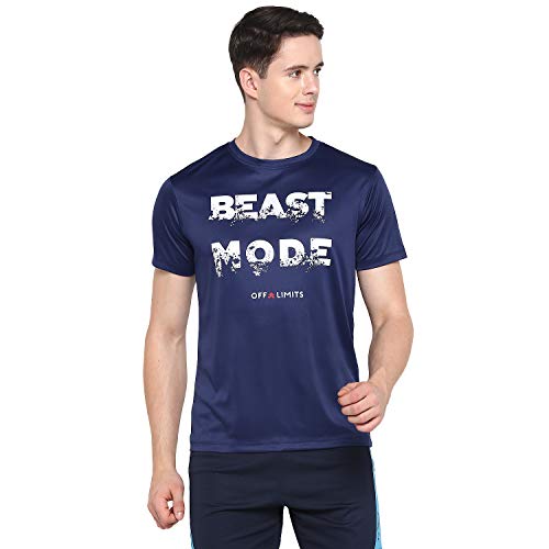 Image of OFF LIMITS Mens Beast Mode TEE-Navy T Shirt for Mens