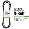 8TEN Transmission Drive Belt for Grasshopper 61 inch Mid Mount Mower Deck 382085