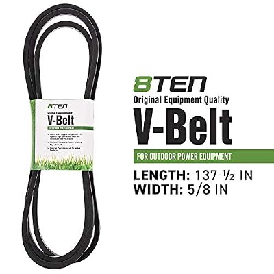 8TEN Transmission Drive Belt for Grasshopper 61 inch Mid Mount Mower Deck 382085