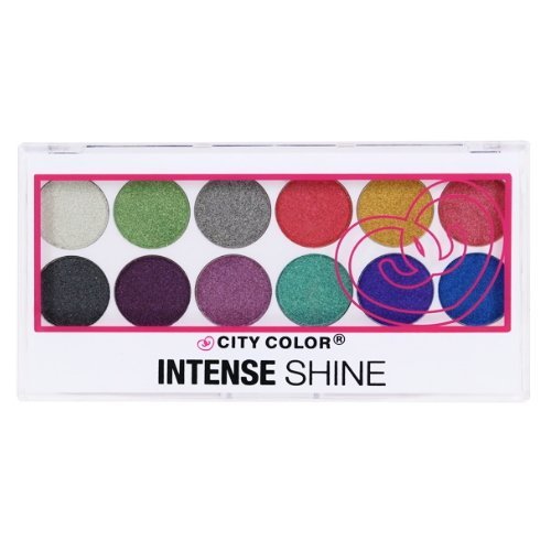 CITY COLOR Intense Shine Eye Shadow Palette - Metallic