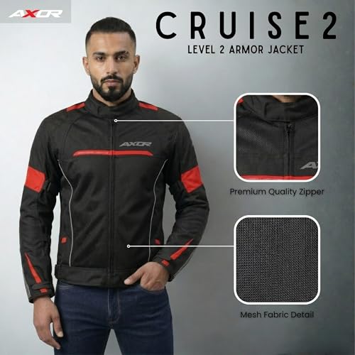 Axor Cruise 2 Jacket Black Red-M - Image 3