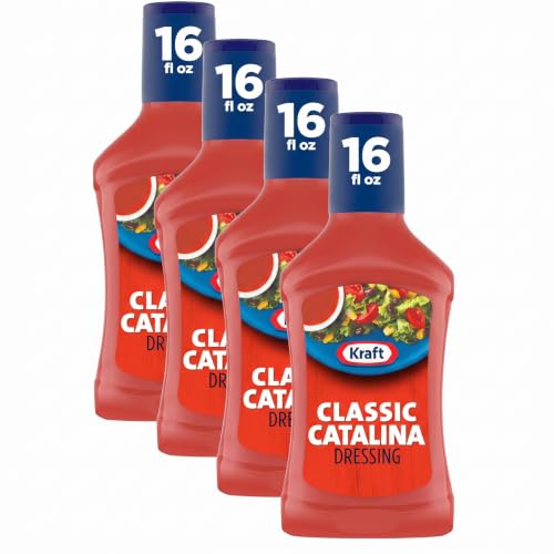 Kraft Classic Catalina Salad Dressing (16 fl oz Bottle) (Pack of 4)
