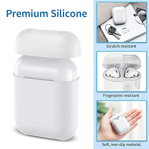 Image of ESR Soft Case Compatible with AirPods , Drop Protection, White