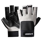 B-Forest 3/4-Finger-Paddelhandschuhe für Kajaks, Kanus und SUP-Paddelbretter, bieten Dämpfung und...