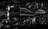 AUSPUFF zard zugelassen e5 auspuff topgun edelsthal schwarz c kompatibel mit harley davidson sportster s 1250 2021 2022 2023 mototopgun