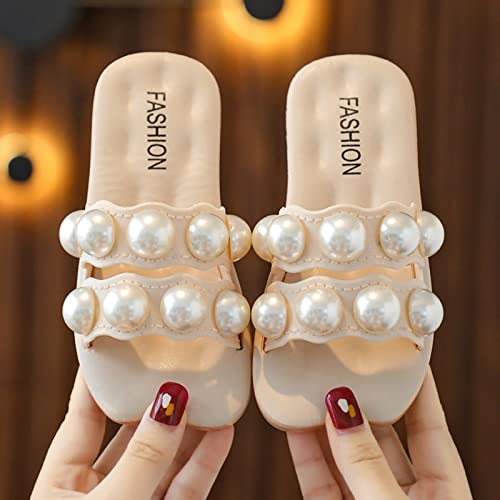 Children Slippers Fashion Summer Beach Sandals Fashion Fairy Big Pearl Slippers Big Kids Sandals4