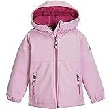 killtec unisex Softshelljacke/ Outdoorjacke mit Kapuze Mini Softshelljacke, hellrosa, 86/92, 37770-000