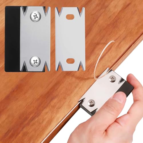 Araseur de Chant avec Lame de Rechange, Mini Rabot Bois, Plaqueuse de Chant, Coupe Bordure, Raboteuse Bois, Rabot Surform, Outils Bricolage pour Porte, Table, Chaise, Plaques de Plâtre, ABS, PVC