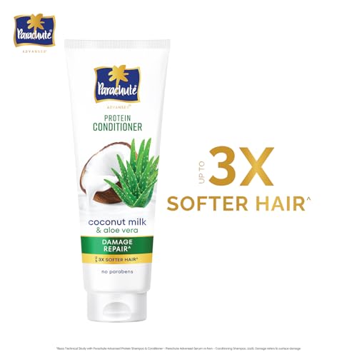 Image of Parachute Advansed Protein Conditioner | with Coconut Milk & Aloe Vera | For Damage Repair | Paraben free | 250ml