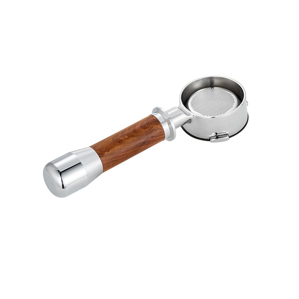 Hndhbfgrt Bottomless Coffee Portafilter, 51mm Replacement for Home Bar Three-Spout Brewing System