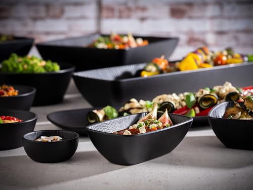 APS Nero 85279 GN 2/4 Bowl 53 x 16.2 cm Height 7.5 cm 3.5 litres Black, 53 x 16,2 x 7,5 cm (GN 2/4) - Image 3