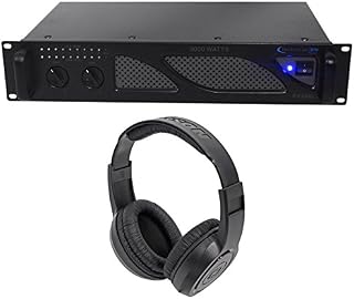 Technical Pro PX3000 Professional 2U 2-Ch. 3000W Power DJ Amplifier+Headphones