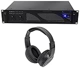 Technical Pro PX3000 Professional 2U 2-Ch. 3000W Power DJ Amplifier+Headphones