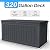 KDYMOD 320 Gallon Outdoor Storage Deck Box, Waterproof Resin Deck Boxes with Handle & Lockable for Patio Furniture, Garden & Pool Tools -Swimming Pool, UV Resistant, Black (320)