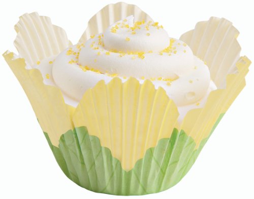 Wilton Yellow Petal Baking Cups, 24 Count
