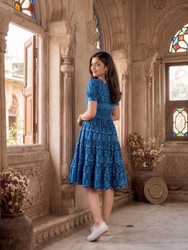 Image of Women's Rayon Printed A-Line Kurta