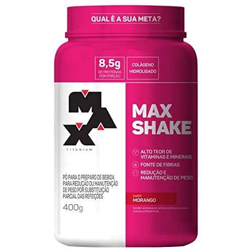 Max Shake (400g) - Sabor Morango