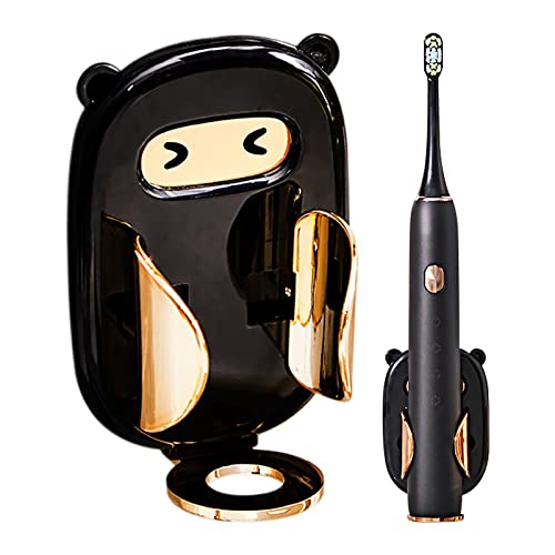 GmeDhc Porte Brosse à Dents Electrique, 1 Pièces Forte Auto-Adhésif Range Brosse A Dent, Porte Brosse à Dents Mural Réglable pour Salle de Bain (Universel) Cover
