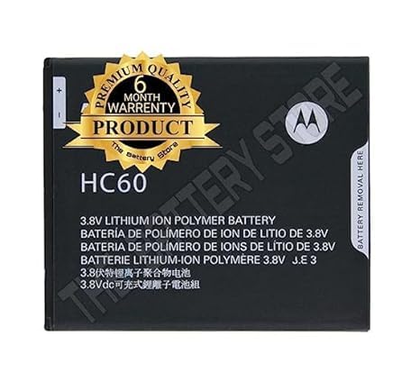 Image of Original HC60 Battery for Motorola C Plus XT1721, XT1723, XT1724 Battery with 6 Month Warranty**** (R0003523)