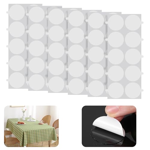JJUNW 60Pcs Table Cloth Clips Clear, Windproof Table Cloth Holder