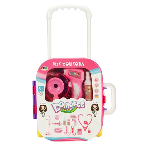 Kit Brincando de Médico Mala Doutora Luz e Som BBR Toys