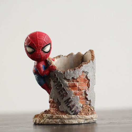Amazon.co.jp: スパイダーマン ペン立て 鉛筆ホルダー 置物・オブジェ 