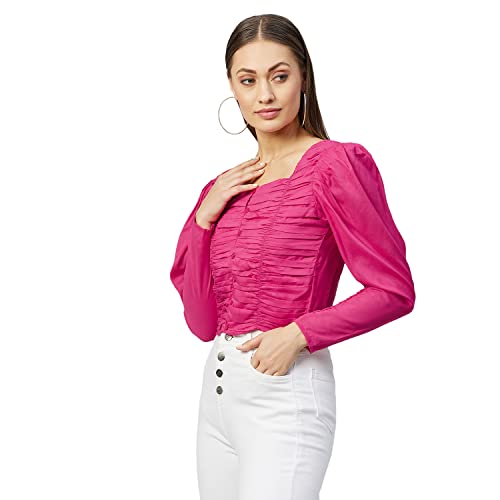 Image of Rare Women's Solid Regular Fit Blouse