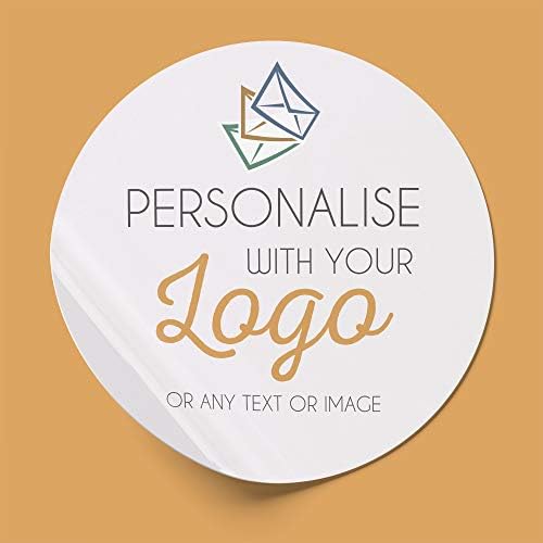 Personalised Stickers Labels, Circle Stickers, customised, Any Photo, Logo Colour or Text. Various Sizes Matte Finish (62mm)