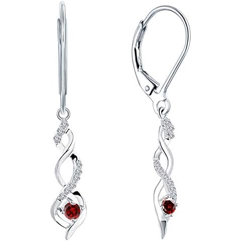 JO WISDOM Pendientes Plata de ley Infinito Cristales Swarovski Cover