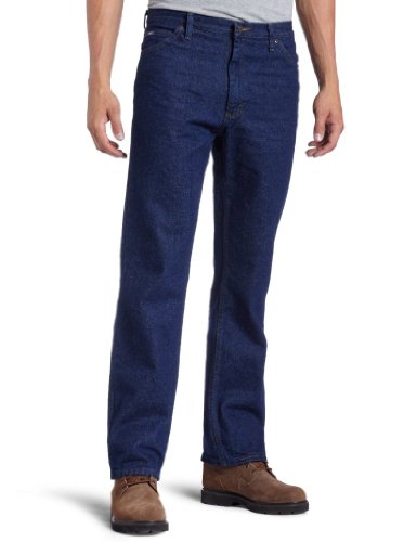Lee Men's Regular Fit Straight Leg Jean, Pepper Prewash, 38W x 32L