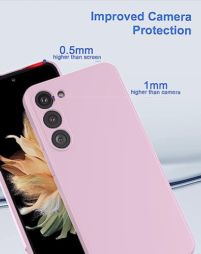 Image of DIZORO Microfiber Candy Case Compatible for Samsung A14 5G Smooth Touch Cushion Liquid Soft Silicone Gel Rubber Phone Cases Premium Mobile Accessories Non-Slip Full Body Protective Shockproof (Lilac)
