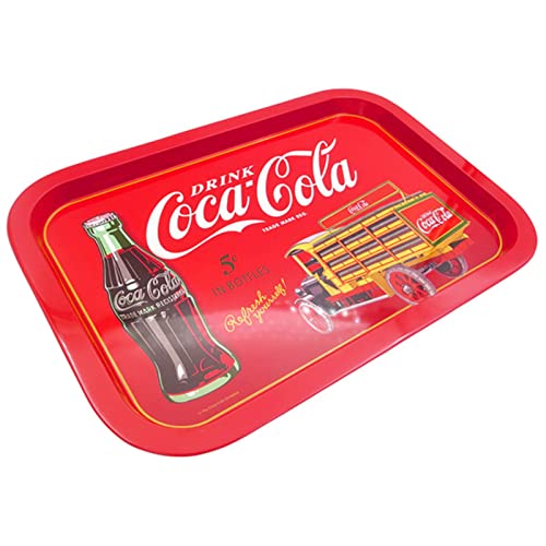 The Tin Box Company Coca Cola Rectangular Tin Tray (778417-12), Red by The Tin Box Company - Image 3