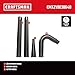 CRAFTSMAN CMXZVBE38640 2-1/2 in. Gutter Cleaning Wet/Dry Shop Vac Attachment Kit, Industrial-Grade Shop Vacuum Accessory for Cleaning or Blowing Debris from Gutters, Fits 2-1/2 in. Hose Diameter
