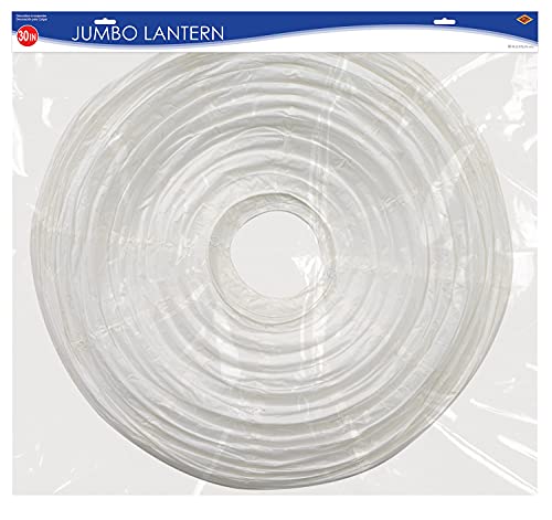 Beistle White Jumbo Paper Lantern Hanging Decoration For Weddings, Bridal Showers, Graduation Parties #TOP4